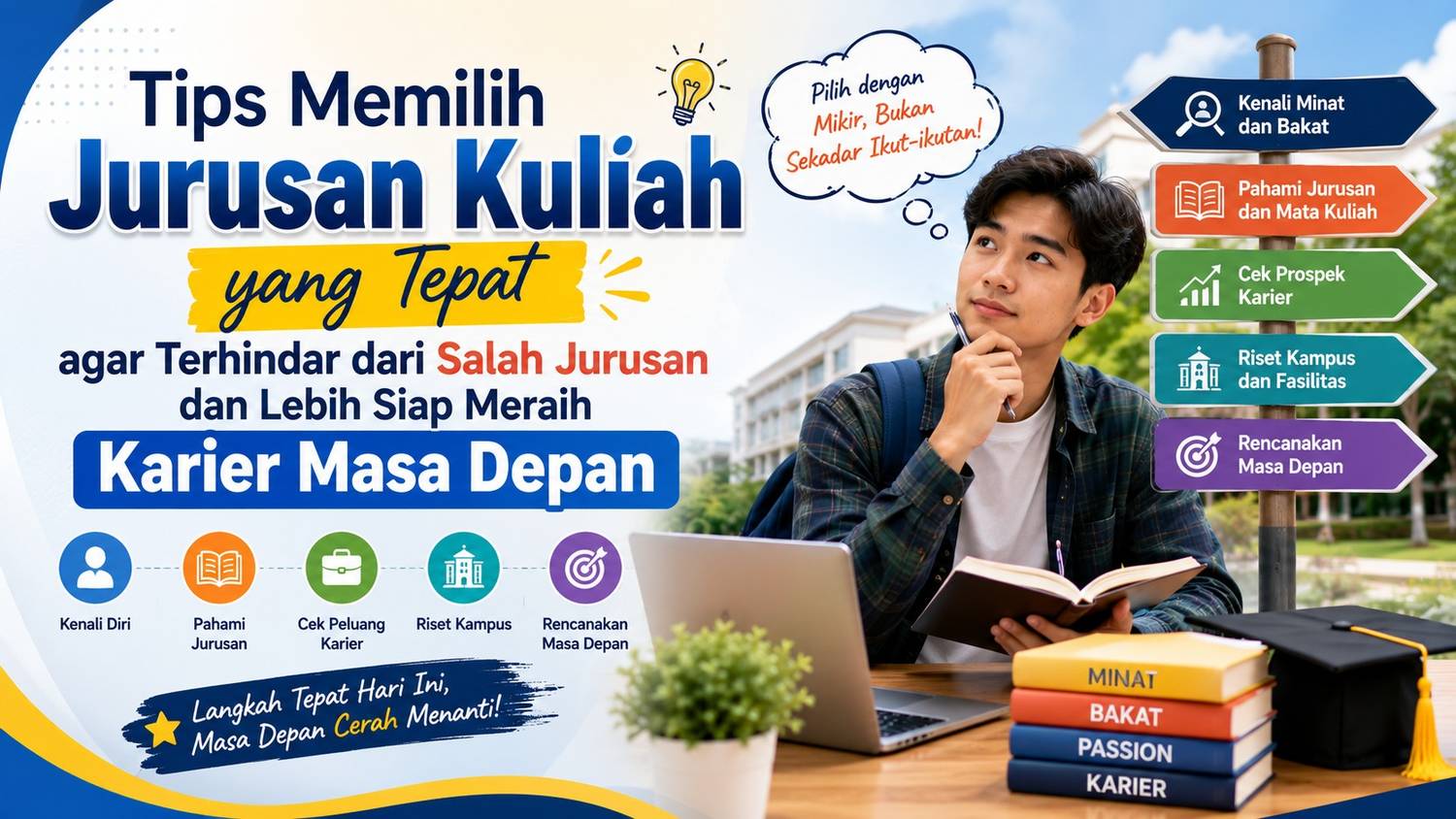 Cara memilih program studi yang cocok untuk masa depan