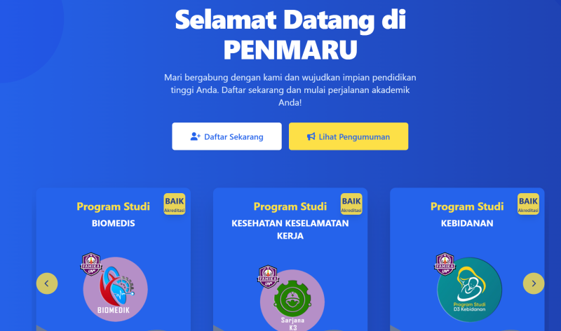 Prosedur Pendaftaran Ulang Mahasiswa Baru