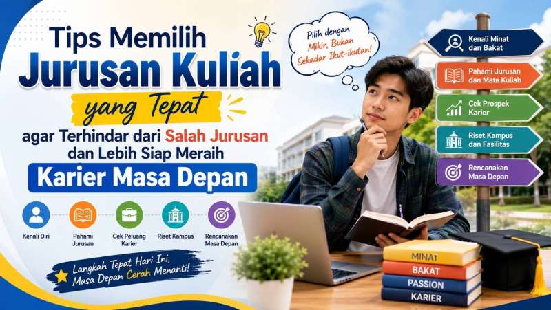 Cara memilih program studi yang cocok untuk masa depan